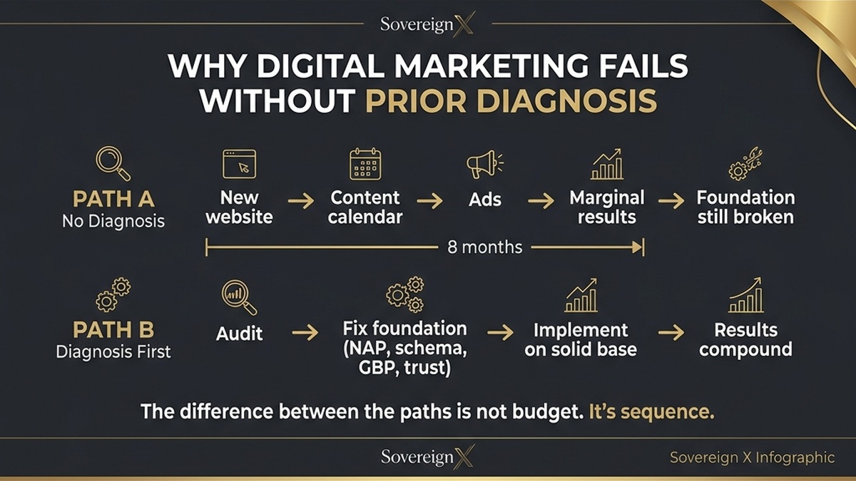 Why Diagnosis Has to Come Before Implementation Infographic